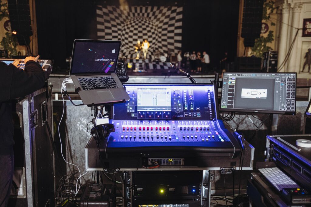 A dLive system at FOH
