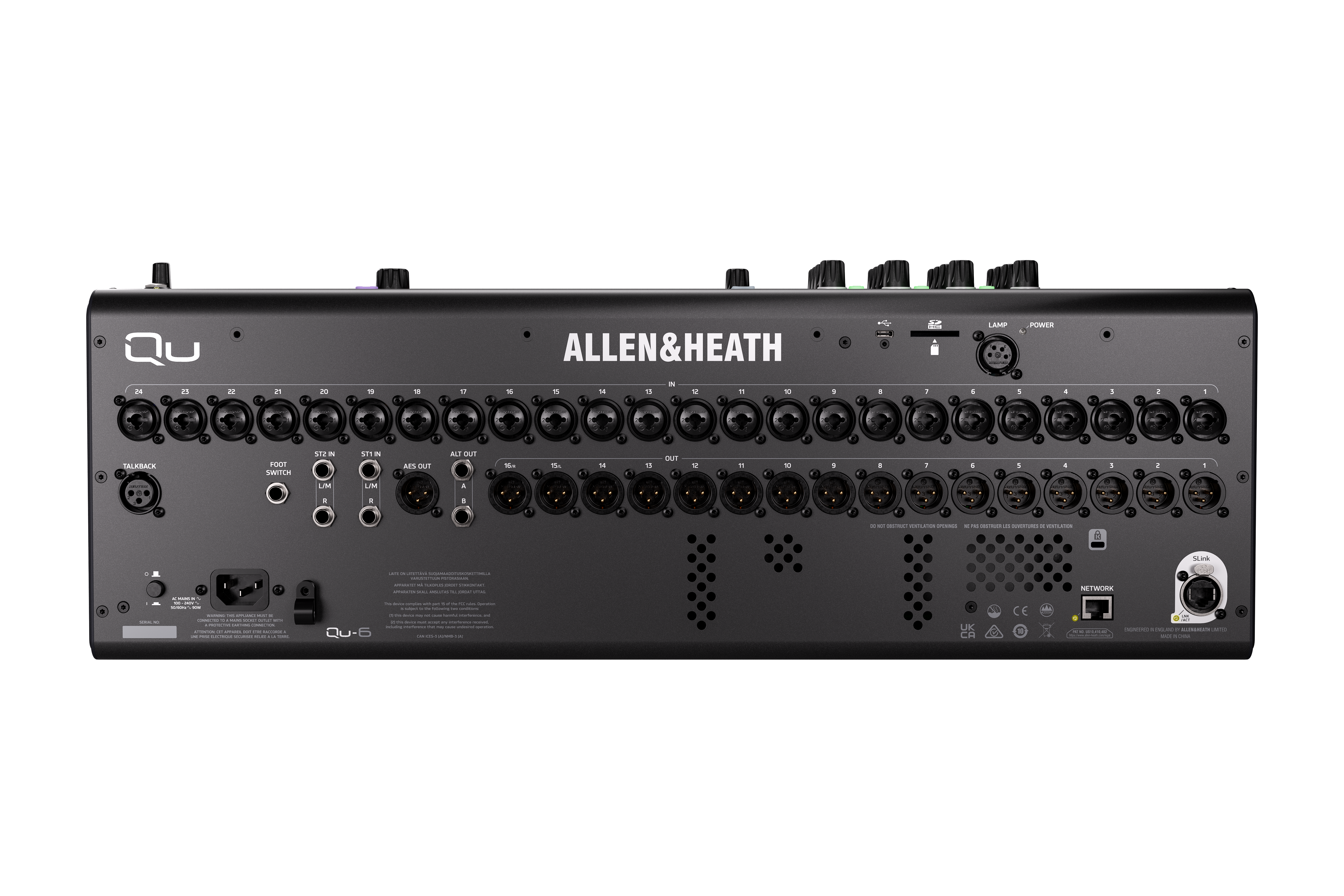 Qu-6 / Qu-6D • Allen & Heath