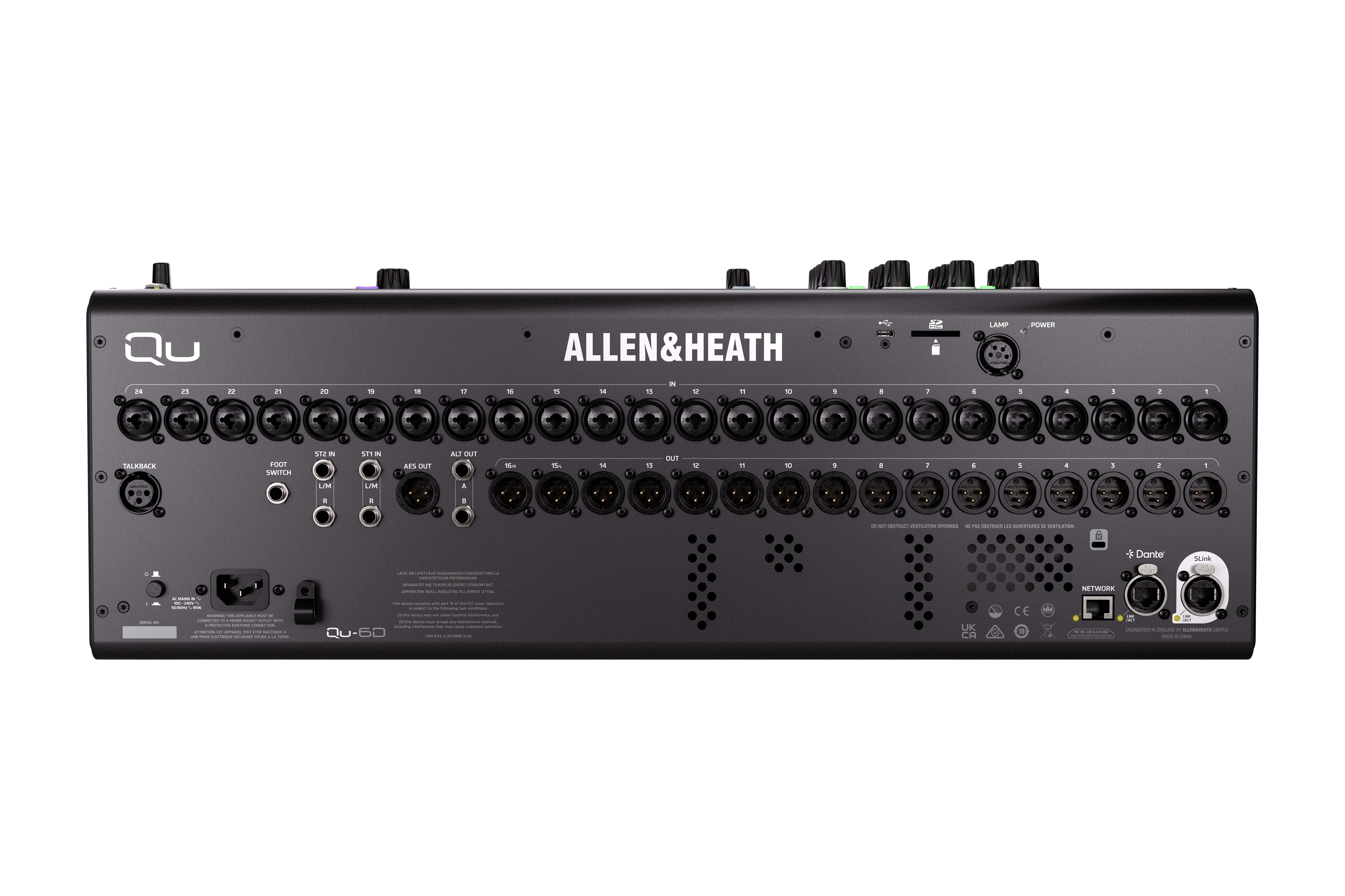 Qu-6 / Qu-6D • Allen & Heath