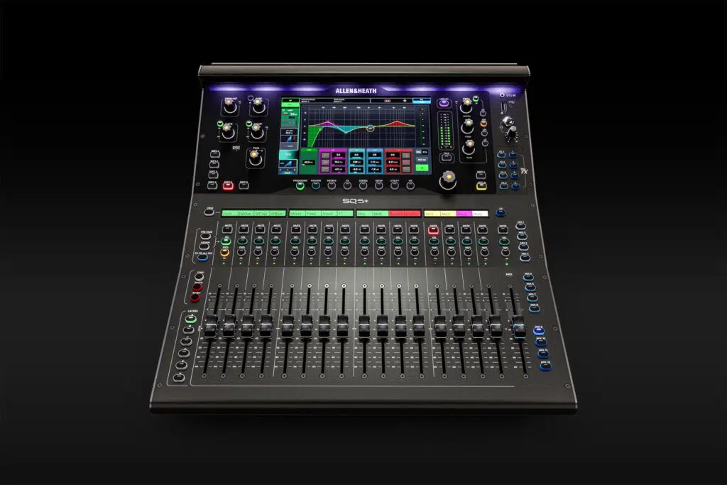 Allen & Heath SQ5+ Mischpult Ansicht von oben
